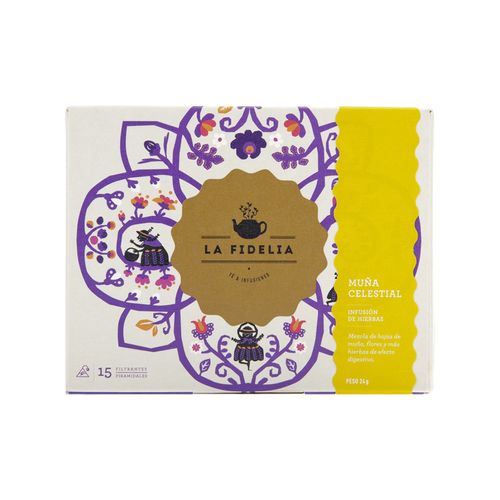 Infusión de Hierbas de Muña Celestial La Fidelia 15 und x 24g
