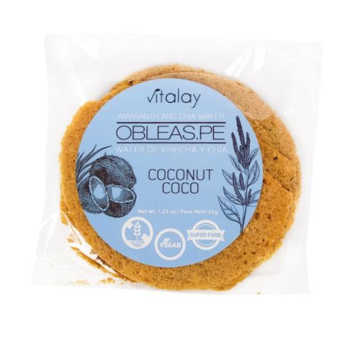 Obleas de Coco Vitalay 35 g