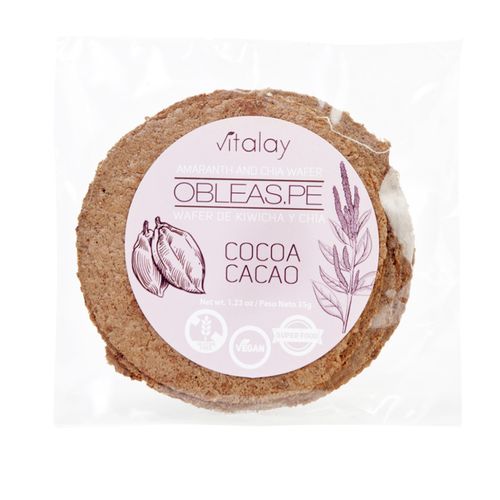 Obleas de Cacao Vitalay 35 g