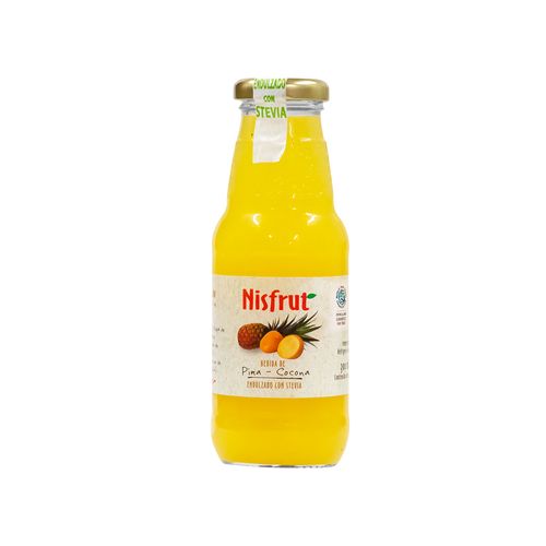 Bebida Piña y Cocona Endulazada con Stevia Nisfrut 300 ml