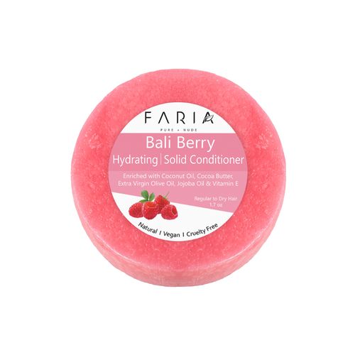 Acondicionador Sólido de Frutos Rojos, Coco y Vainilla Faria 1 und