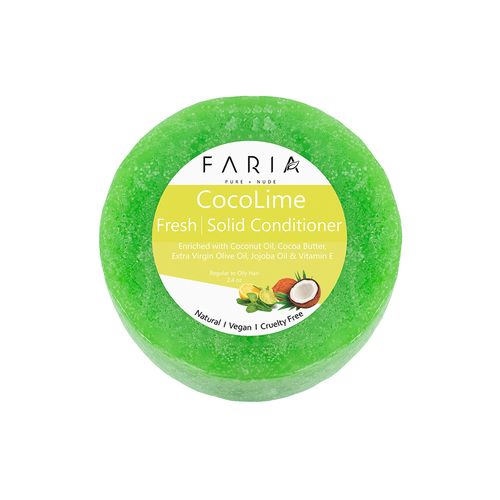Acondicionador Sólido de Coco y Lima Faria 1 und