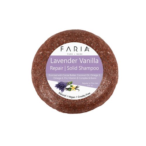 Shampoo Sólido Lavender Vanilla Faria 1 und
