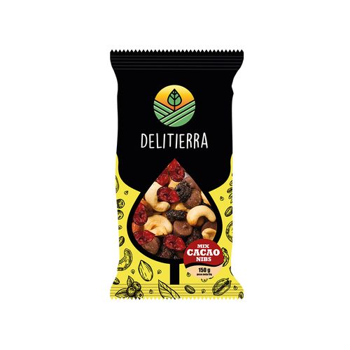 Mix Cacao Nibs Delitierra 150 g