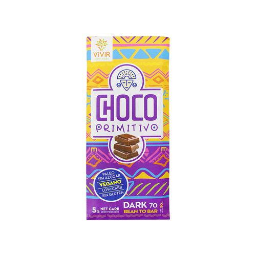 Chocolate 70% Cacao Vivir Power Snacks 50 g