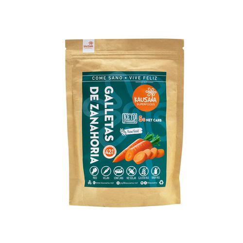 Galletas de Zanahoria Kausana Superfoods 100 g