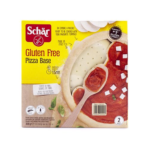Masa de Pizza Precocida sin Gluten Schär 300 g