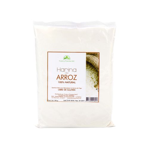 Harina de Arroz Frutos y Procesos 500 g
