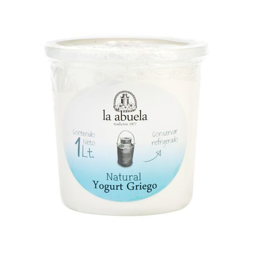 Yogurt Griego Natural La Abuela 1 L