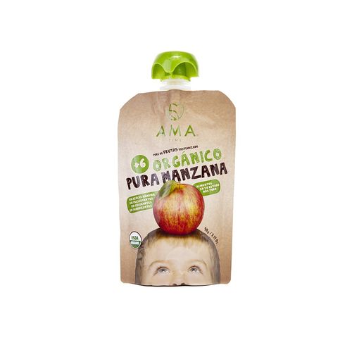 Puré de Manzana Orgánico Ama Time 90 g