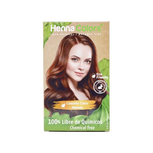 Tinte Natural Castaño Claro Henna Colors 60 g