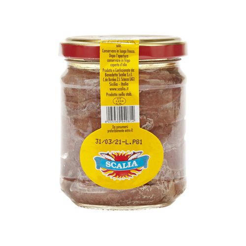 Filete de Anchoas en Aceite de Girasol Scalia 220 g