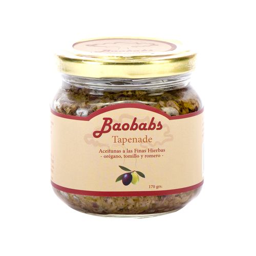 Tapenade Aceitunas a las Finas Hierbas Baobabs 170 g