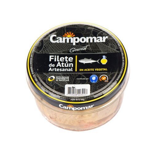 Filete Atún Aceite Vegetal Campomar 160 g