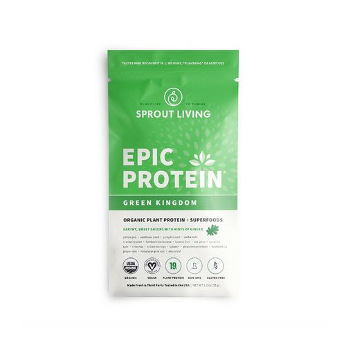 Proteína Vegana EpicVegana sin Gluten Green Kingdom Sprout Living 35 g