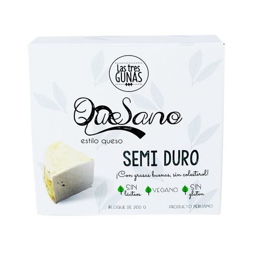 Queso Vegano Semiduro Las Tres Gunas 200 g