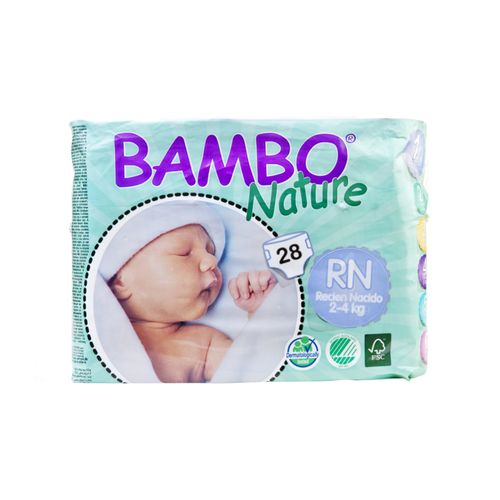 Pañales Ecológicos RN Bambo Nature 22 unidades