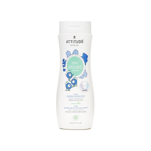 Shampoo y Gel de Baño de Arándanos Attitude 473 ml