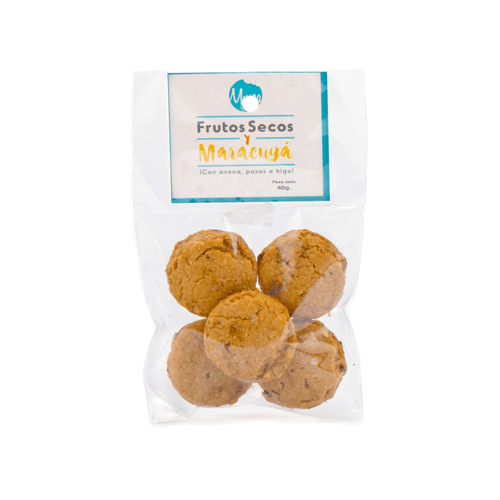 Galletas de Frutos Secos con Maracuyá Muxsa 40 g