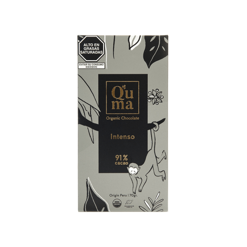Chocolate 91% Cacao Q'uma 70 g
