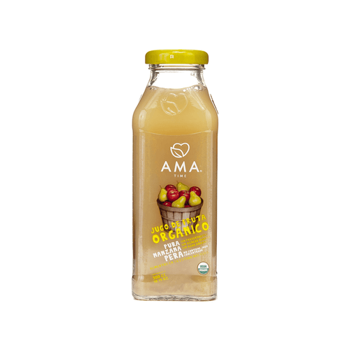 Jugo de Manzana y Pera Orgánico Ama Time 300 ml