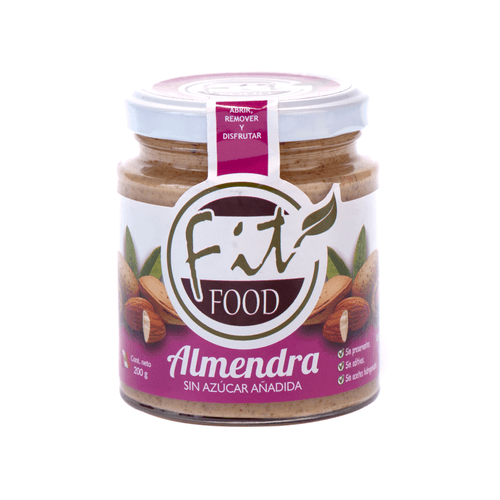 Mantequilla de Almendras Fit Food 200 g