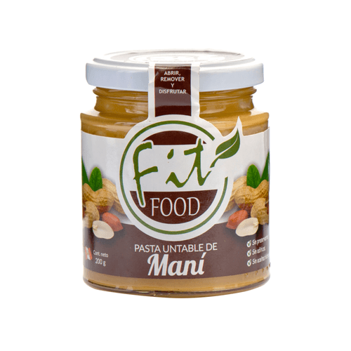 Mantequilla de Maní Fit food 200 g