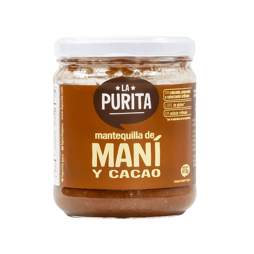 Mantequilla de Maní y Cacao La Purita 410 g