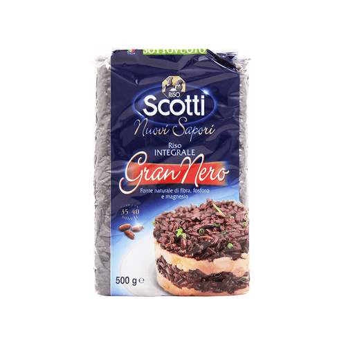 Arroz Integral Negro Scotti 500 g