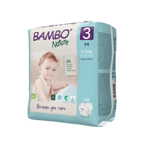 Pañales Ecológicos Talla M Bambo Nature 28 und
