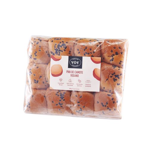 Pan de Camote Vegano Yoy Superfoods 420 g 12 und