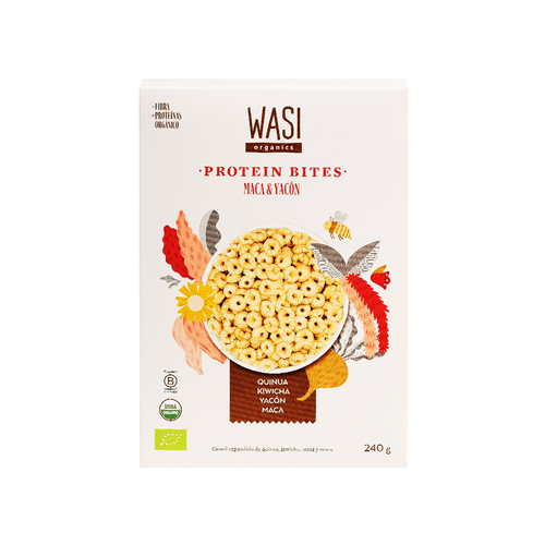 Protein Bites Maca y Yacon Wasi Organics 240 g
