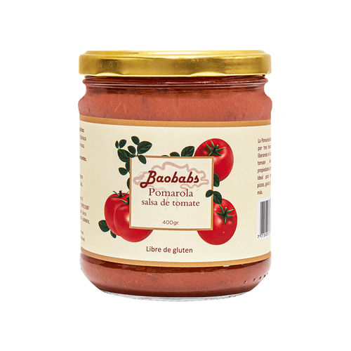 Salsa Pomarola Frasco de Vidrio Baobabs 400 g
