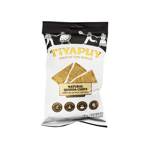 Quinua Chips Natural Tiyapuy x 40 gramos