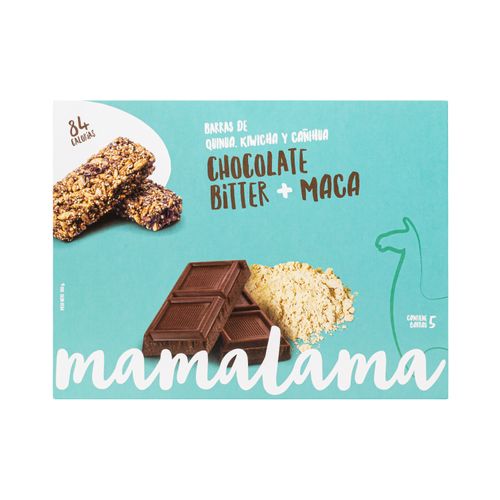 Barra Energética de Chocolate Bitter y Maca Mamalama 5 und