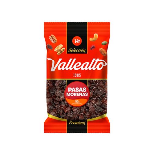 Pasas Morenas Vallealto Bolsa 150 g