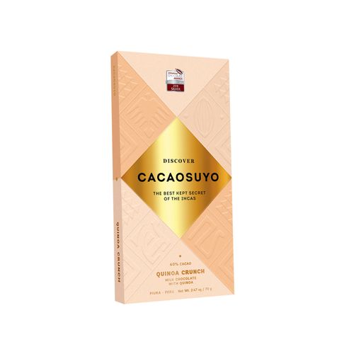 Chocolate con Leche y Quinua 40% Cacao Cacaosuyo 70 g