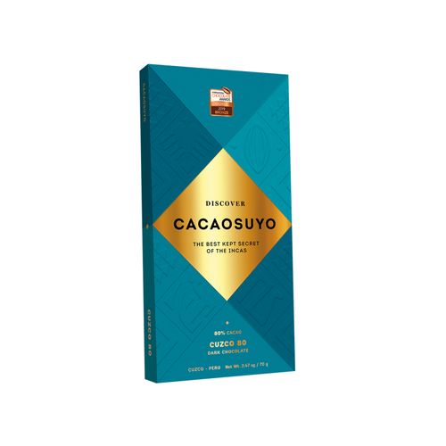 Chocolate Origen Cuzco 80% Cacao Cacaosuyo 70 g