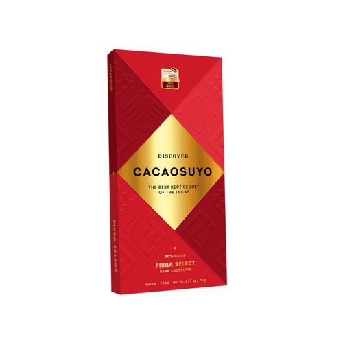 Chocolate Select Origen Piura 70% Cacao Cacaosuyo 70 g