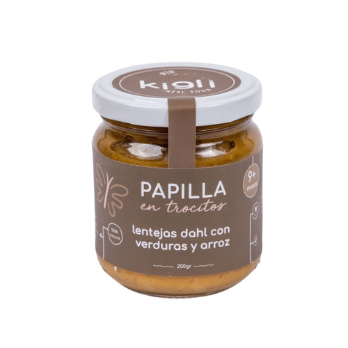 PAPILLA LENTEJA-VERDU TROZOS KIGLI 185ML