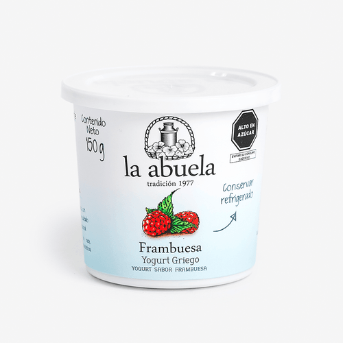 Yogurt Griego Frambuesa La Abuela 150 g