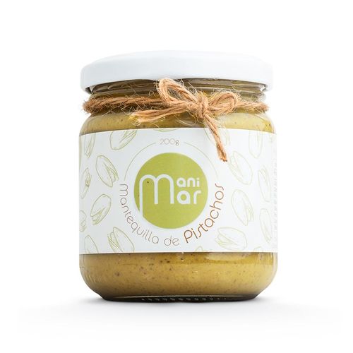 Mantequilla de pistachos Manimar 200g.
