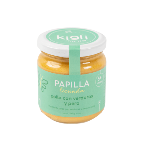 PAPILLA DE POLLO VERDUR. PERA 185ML LIC