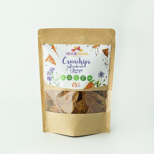 Crunchips Zanahoria Linaza Veggiemania 65 g
