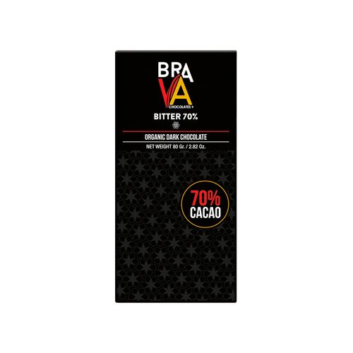 Chocolate Oscuro Bitter 70% Brava 80 g
