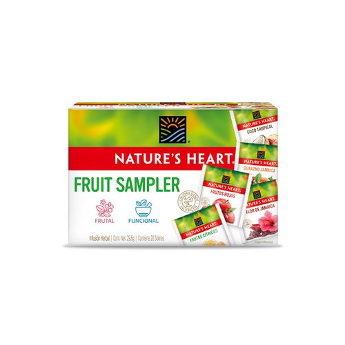 Te Fruit sampler Nature's Heart 20 und