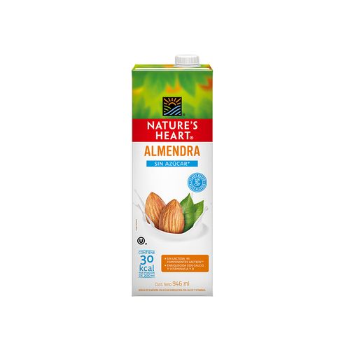 Bebida de Almendras Sin Azúcar Nature's Heart 946 ml