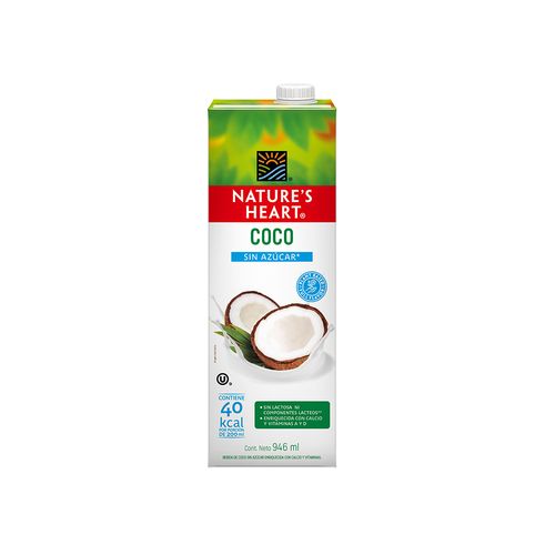 Bebida de Coco Sin Azúcar Nature's Heart 946 ml