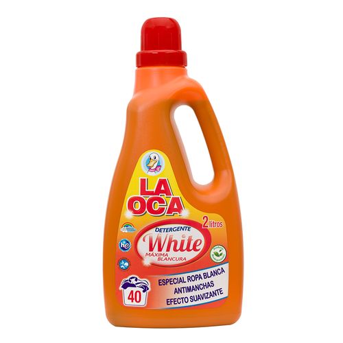 Detergente Liquido para Ropa Blanca La Oca 2 L