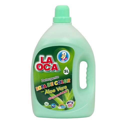 Detergente Líquido Aloe Vera La Oca 5 L